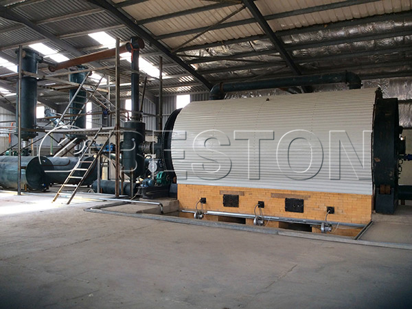 Tire Recycling Pyrolysis Plant For Sale