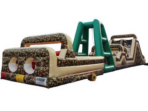 Military inflatable obstacle course