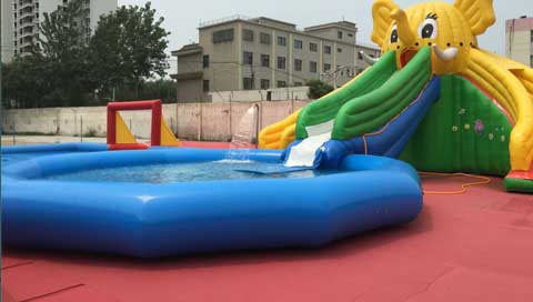 Inflatable-Swimming-Pool-With-Slides