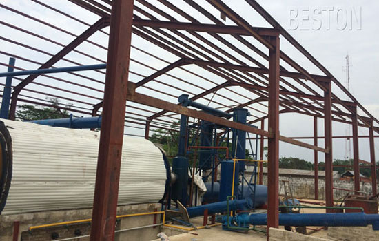 tyre pyrolysis plant