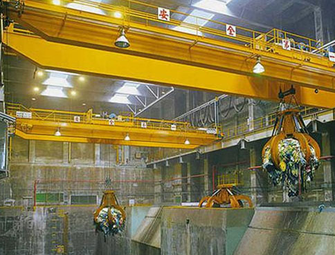 Material handling overhead crane