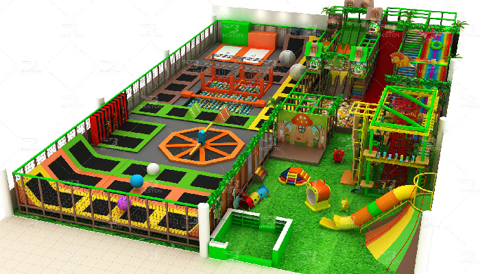 trampoline park equipment business